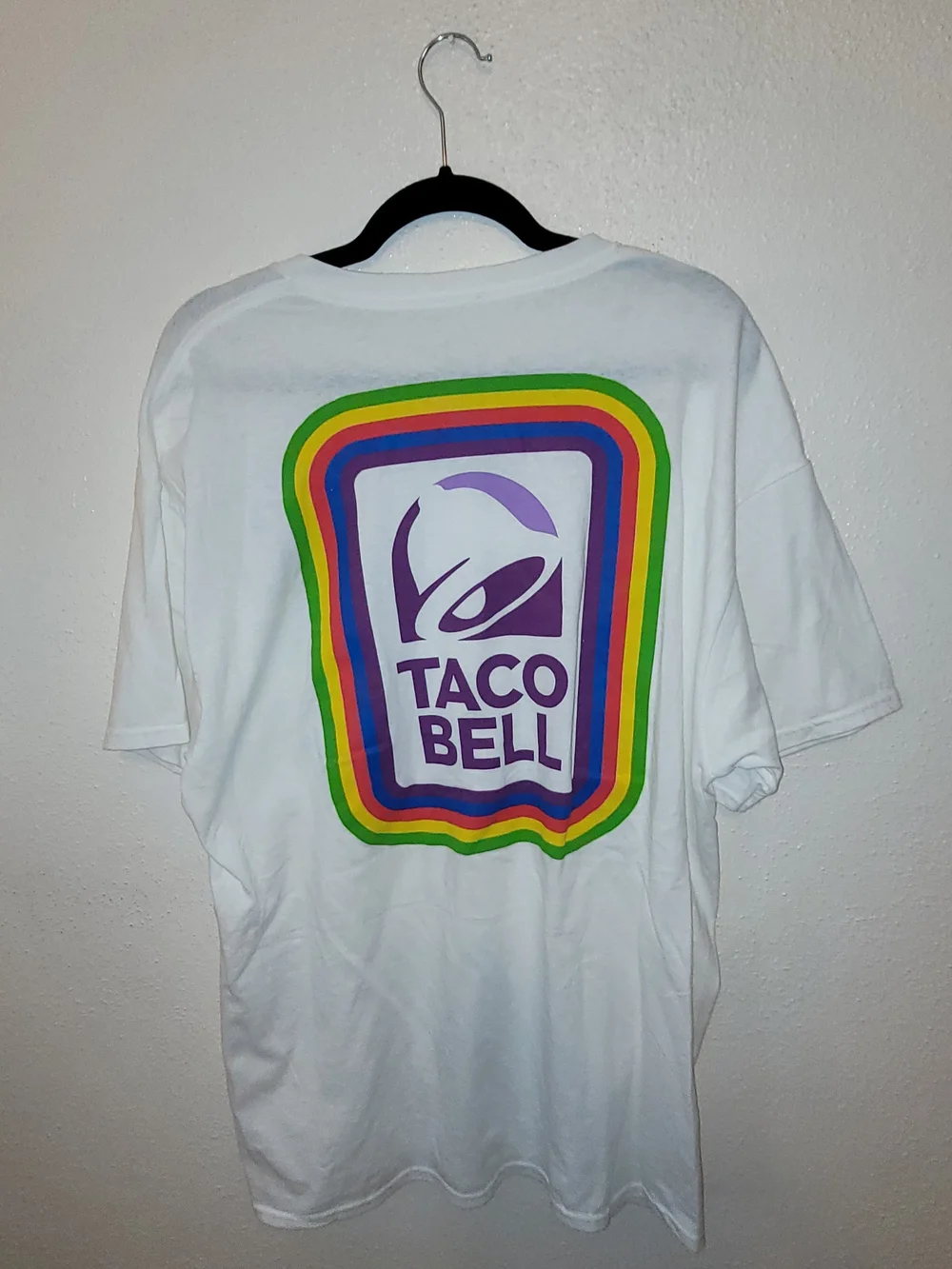 Taco Bell Mens Short Sleeve Tee With Colorful Graphic XL